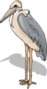 Marabou Stork Clip Art